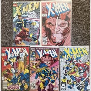 X-Men #1, 7, 12, 14, 18 (1992 Marvel) Lot Of 5, 2 KEYS Hazard 1st App